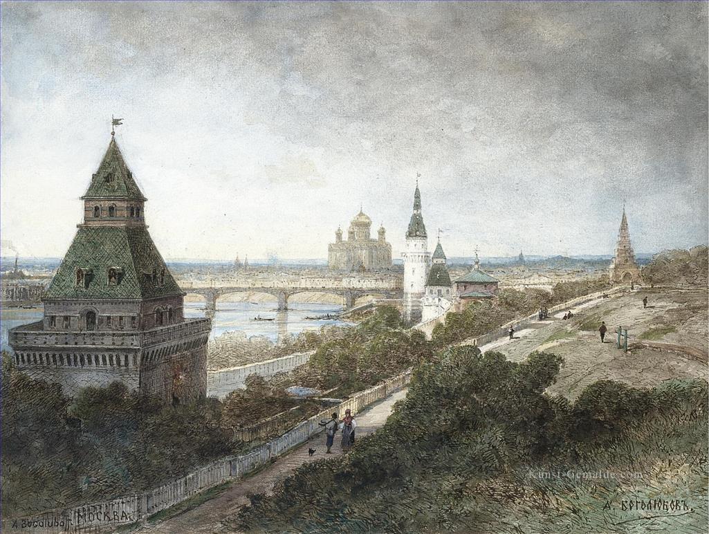 VIEW OF MOSCOW Alexey Bogolyubov Stadtansichten Ölgemälde